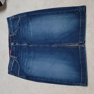 Ag Adriano Goldschmied 90's Denim Front Middle Slit Skirt